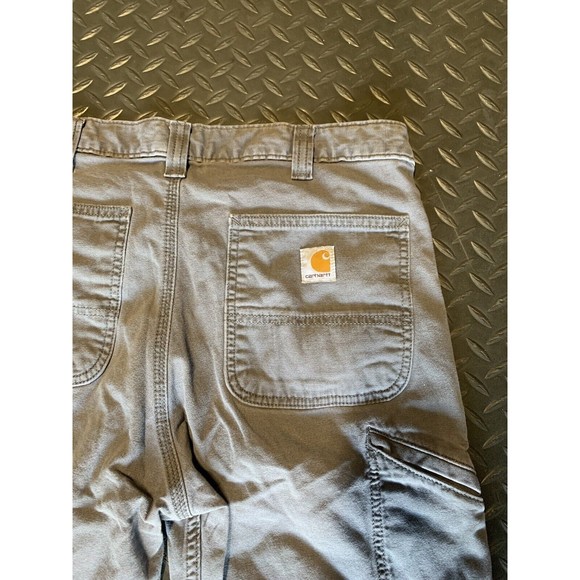 Carhartt Mens Relaxed Fit Rugged Flex Cargo Canvas‎ Shorts Size 34 - Picture 1 of 4